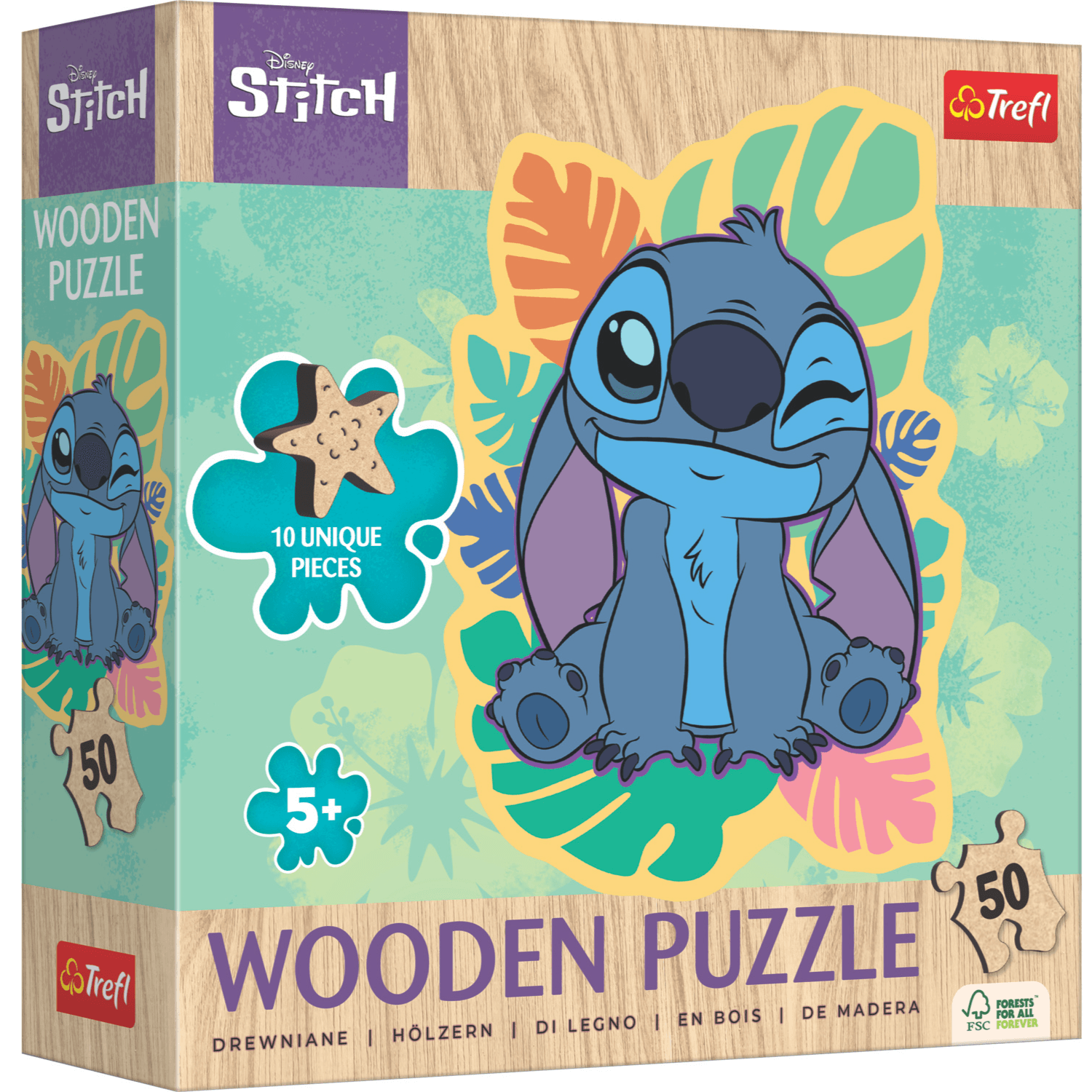 magicholz-disney-lilo-stitch-happy-holzpuzzle-50-teile image 3