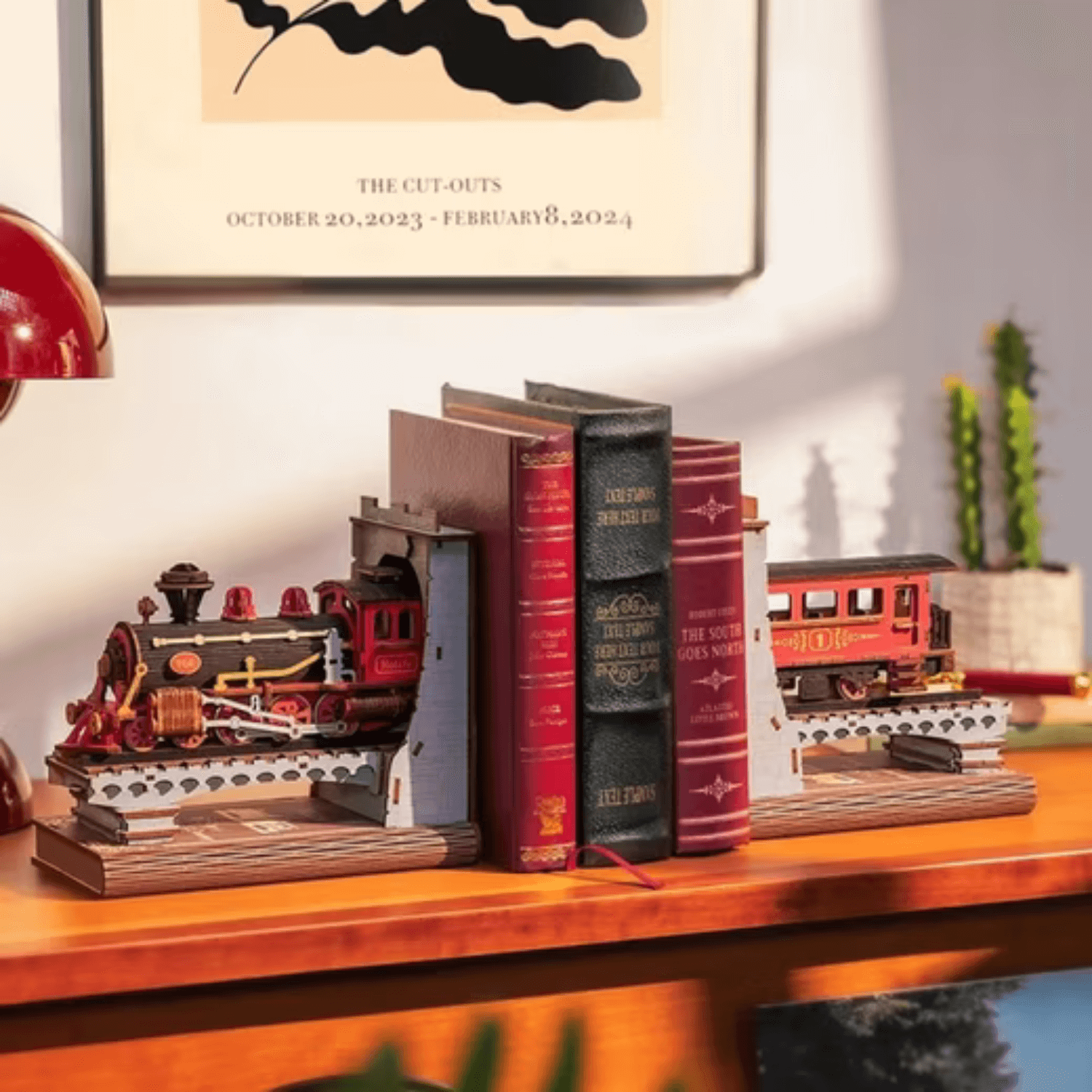 magicholz-book-nook-century-train-lok-313-teile-holzbausatz image 3