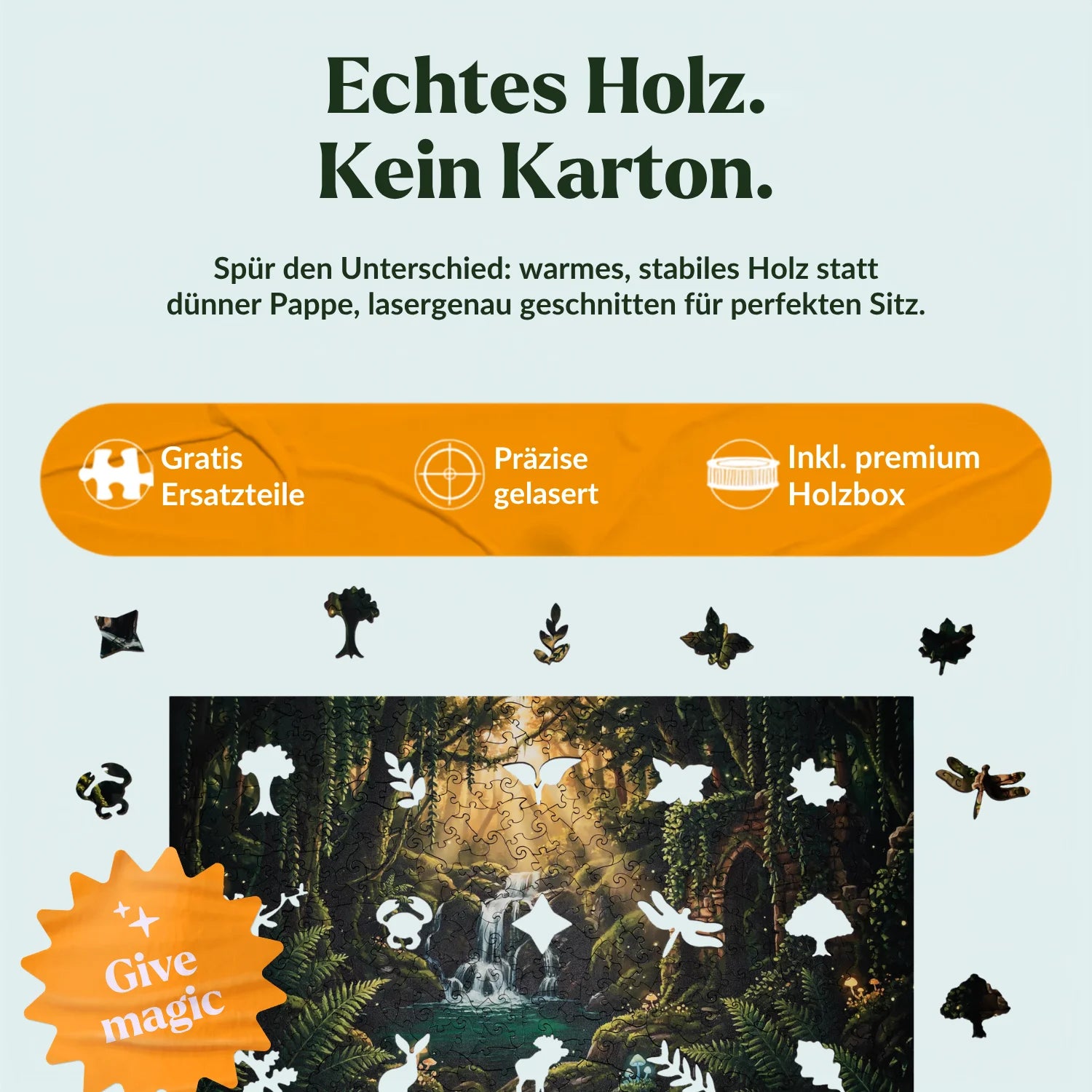magicholz-mystischer-wasserfall-holzpuzzle-500-teile-landschaft image 3