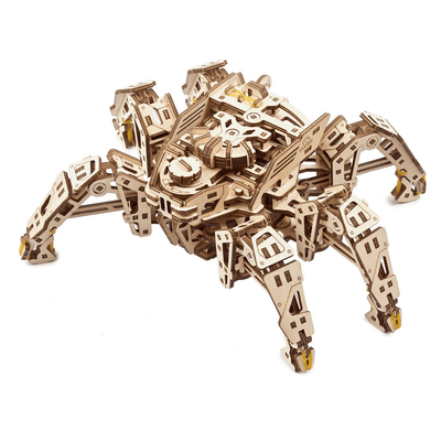 magicholz-mechanischer-bausatz-hexapod-explorer-holzmodell image 3