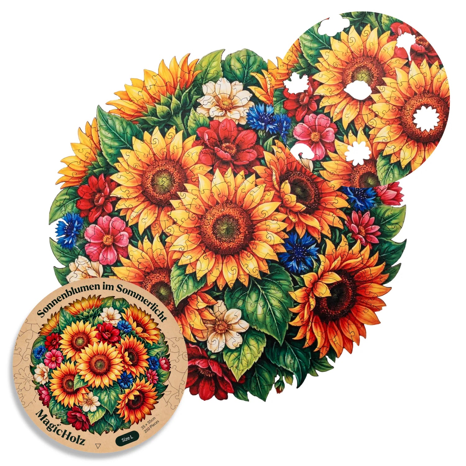 magicholz-holzpuzzle-sonnenblumen-im-sommerlicht-mandala-350-teile image 7