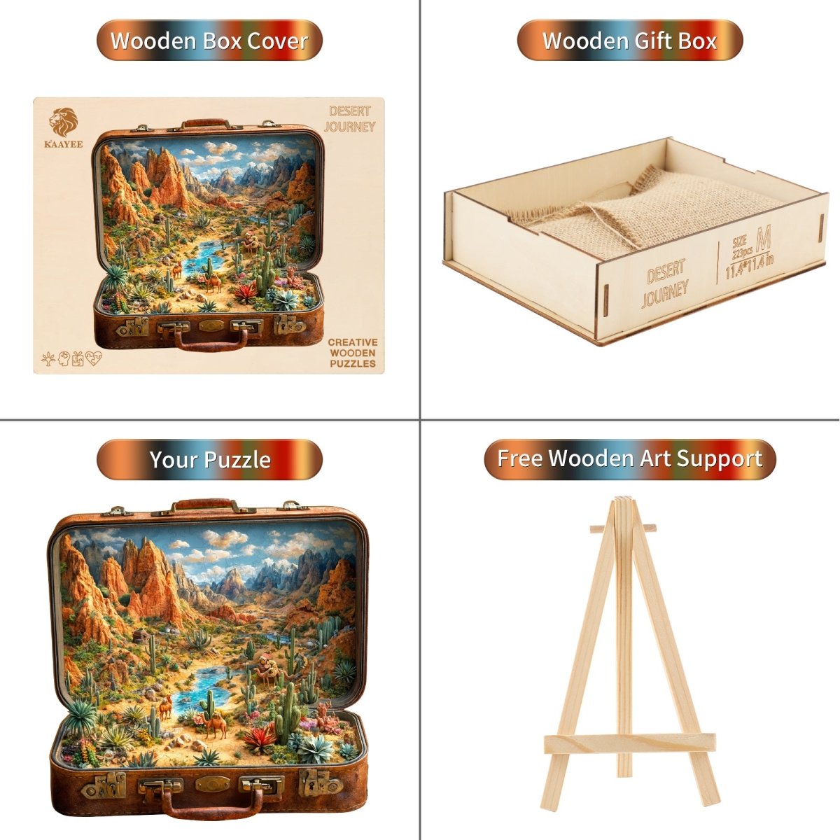 kaayee-wooden-puzzle-desert-journey-holzpuzzle-medium-w-ste image 3