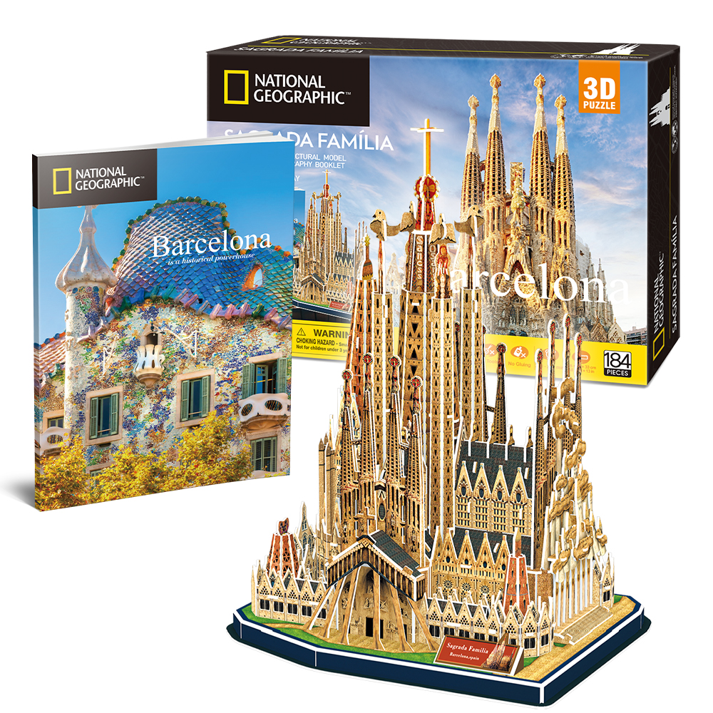 cubicfun-city-traveller-ds0984h-sagrada-fam-lia-3d-puzzle image 1