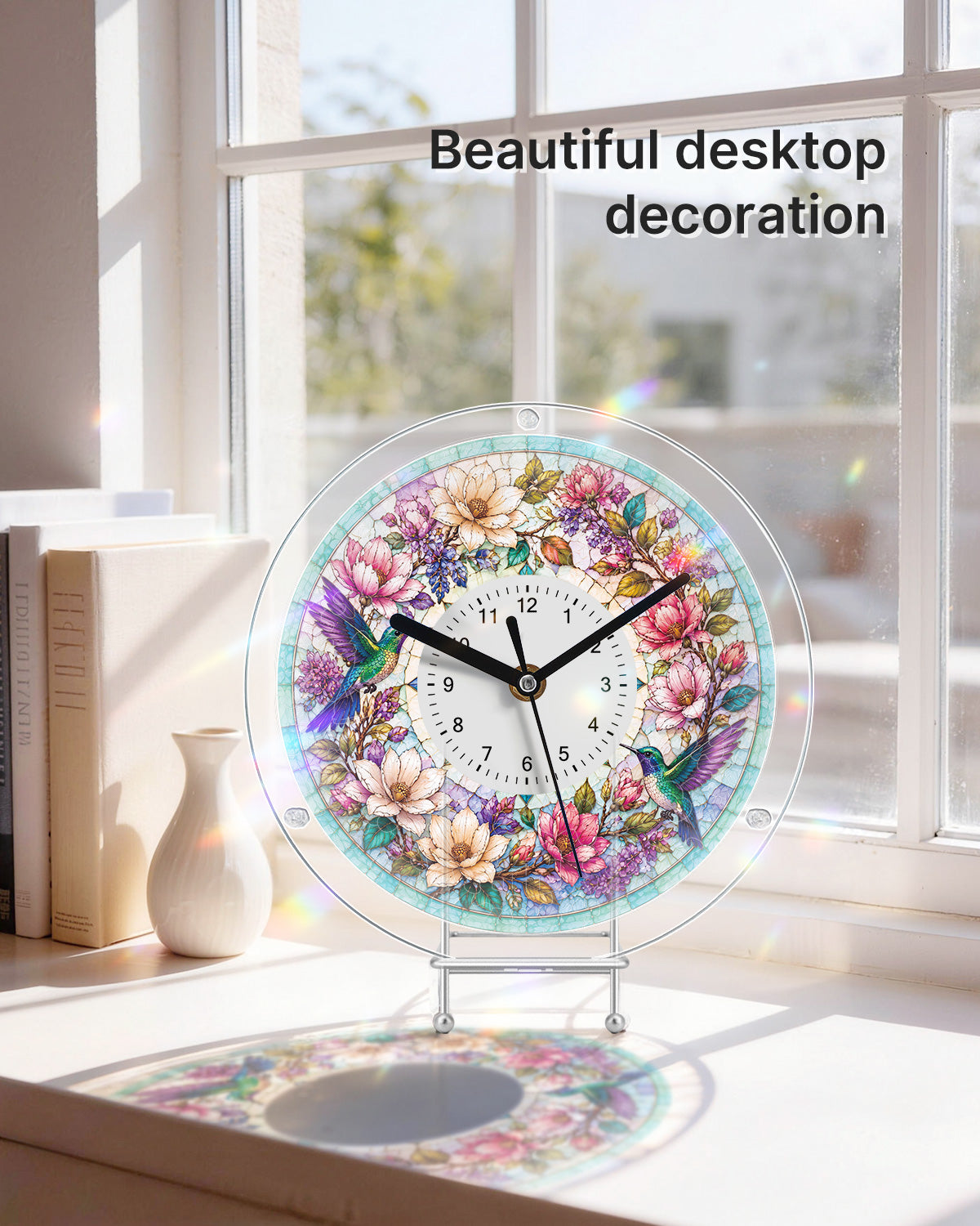kaayee-clock-kit-hummingbird-garden-puzzle-uhr-regular image 5