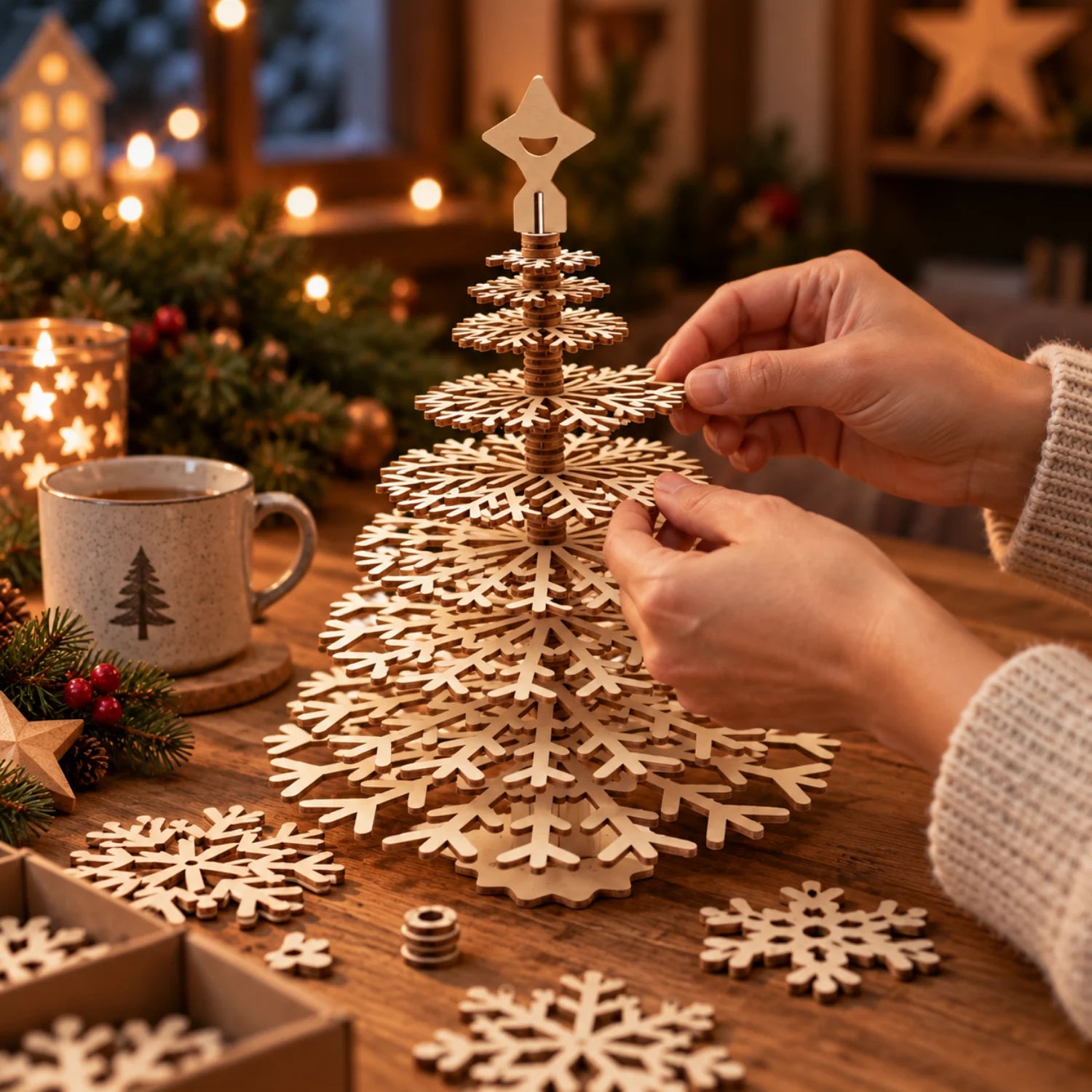 magicholz-3d-puzzle-weihnachtsbaum-holzbausatz-natur-1-st-ck image 2