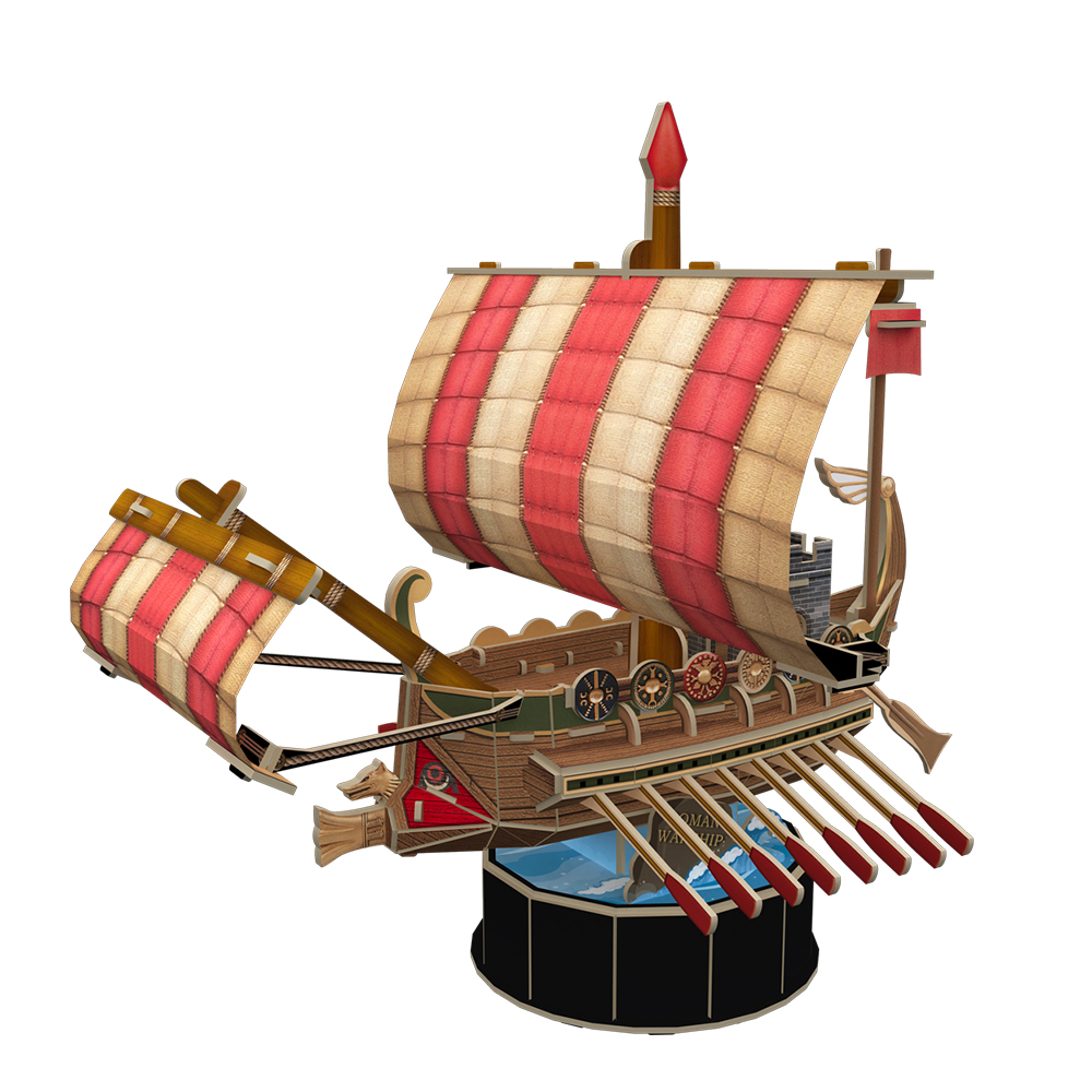 cubic-fun-ships-vessels-t4032h-roman-warship-3d-puzzle-schiff image 2