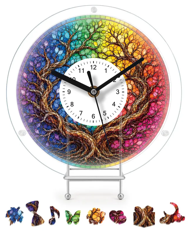 kaayee-clock-kit-tree-four-seasons-uhr-regular-acryl image 1