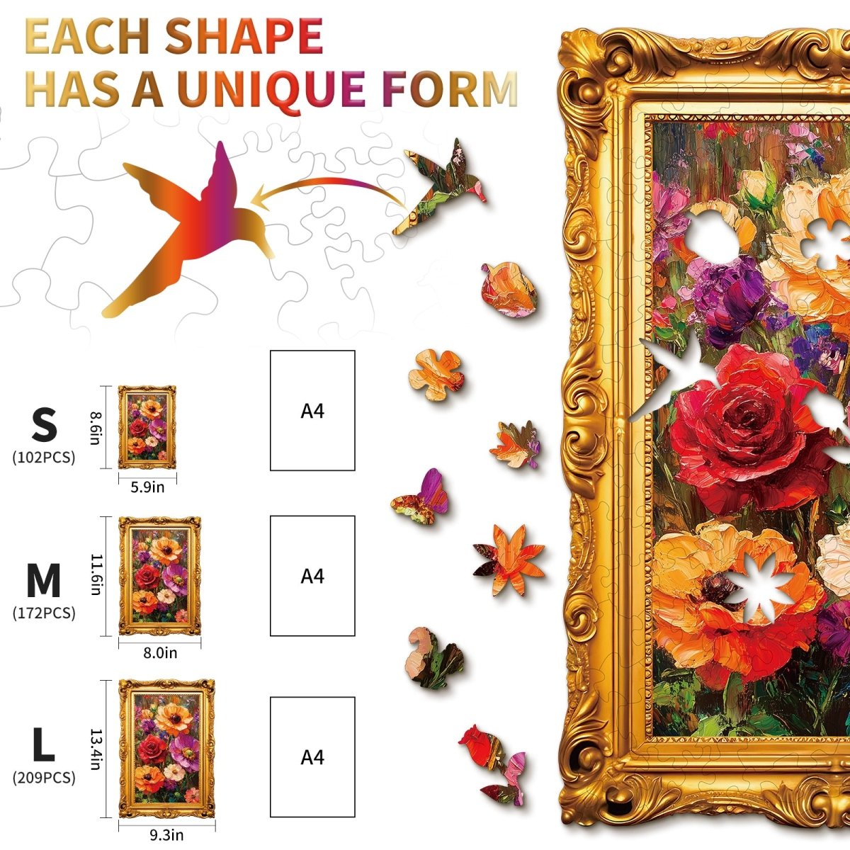 kaayee-wooden-puzzle-blooms-holzpuzzle-medium-blumen image 5