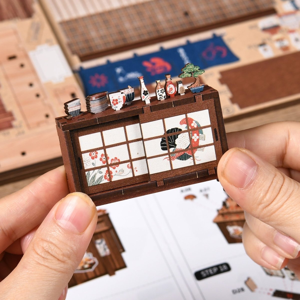 kaayee-miniature-house-mellow-pub-miniaturhaus-japanische-kneipe image 7