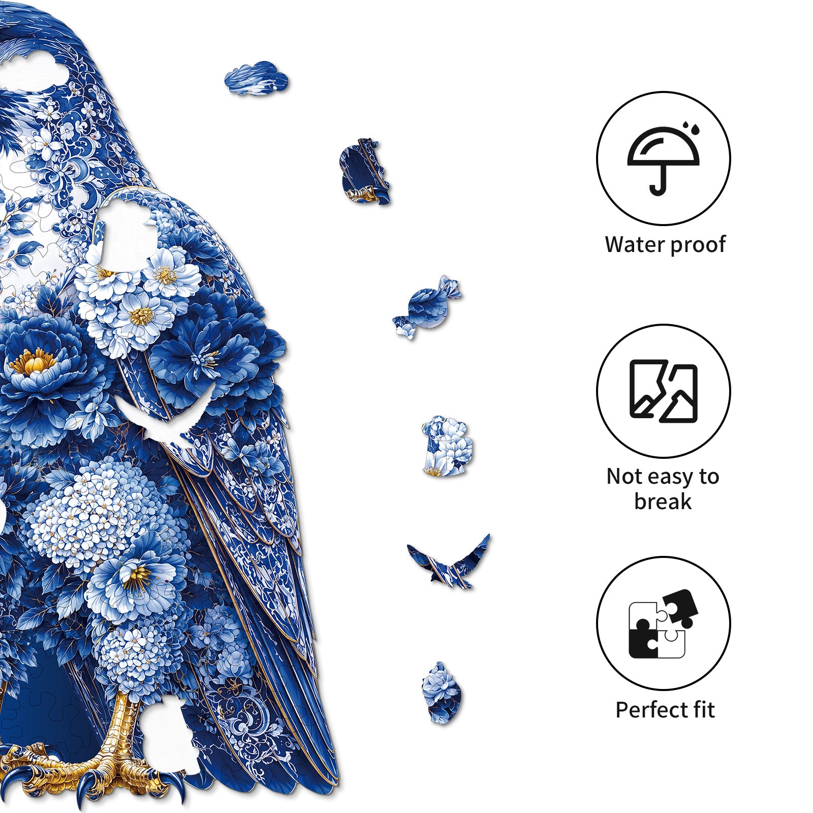kaayee-blue-blossom-eagle-holzpuzzle-medium-adler image 2