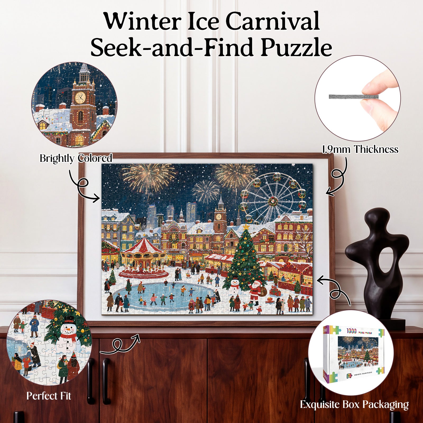 kaayee-winter-ice-carnival-1000-teile-puzzle-standard image 3