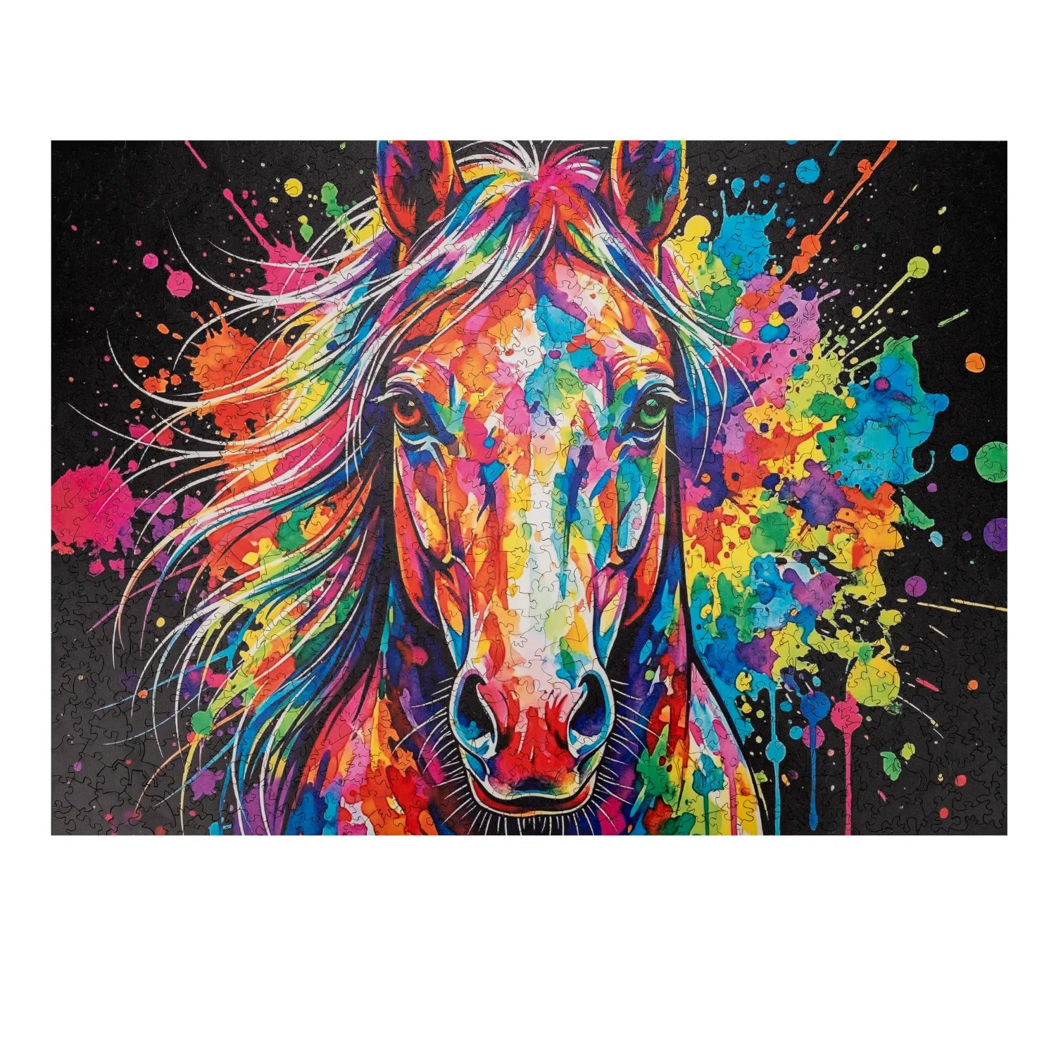 magicholz-buntes-pferd-holzpuzzle-1000-teile image 8
