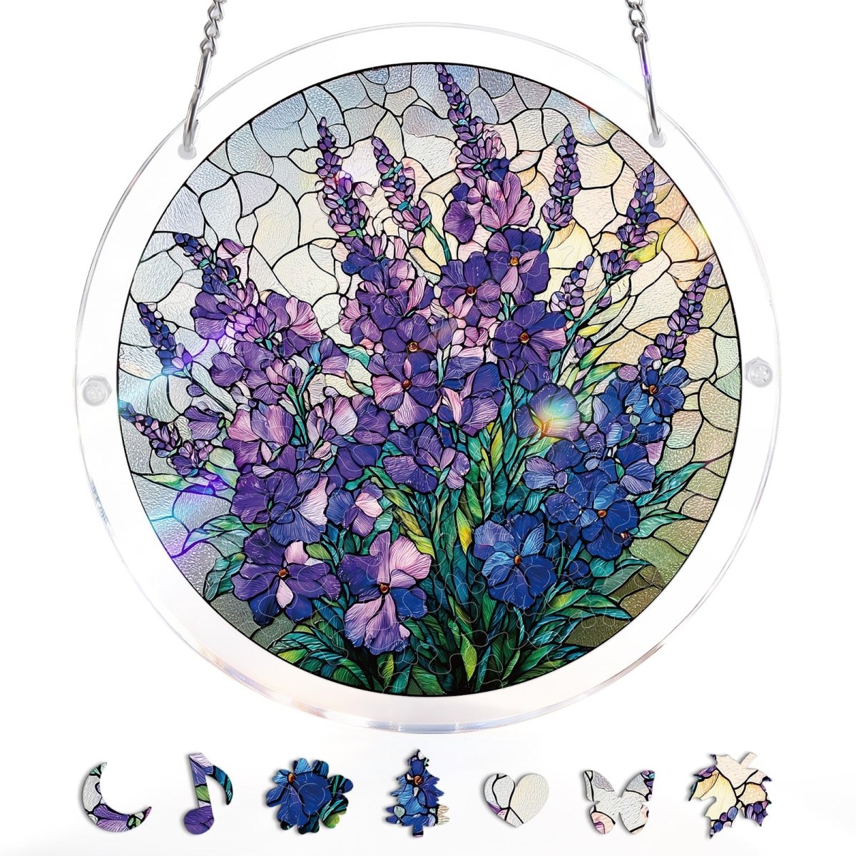kaayee-suncatcher-puzzle-violet-garden-grace-acryl-medium image 3