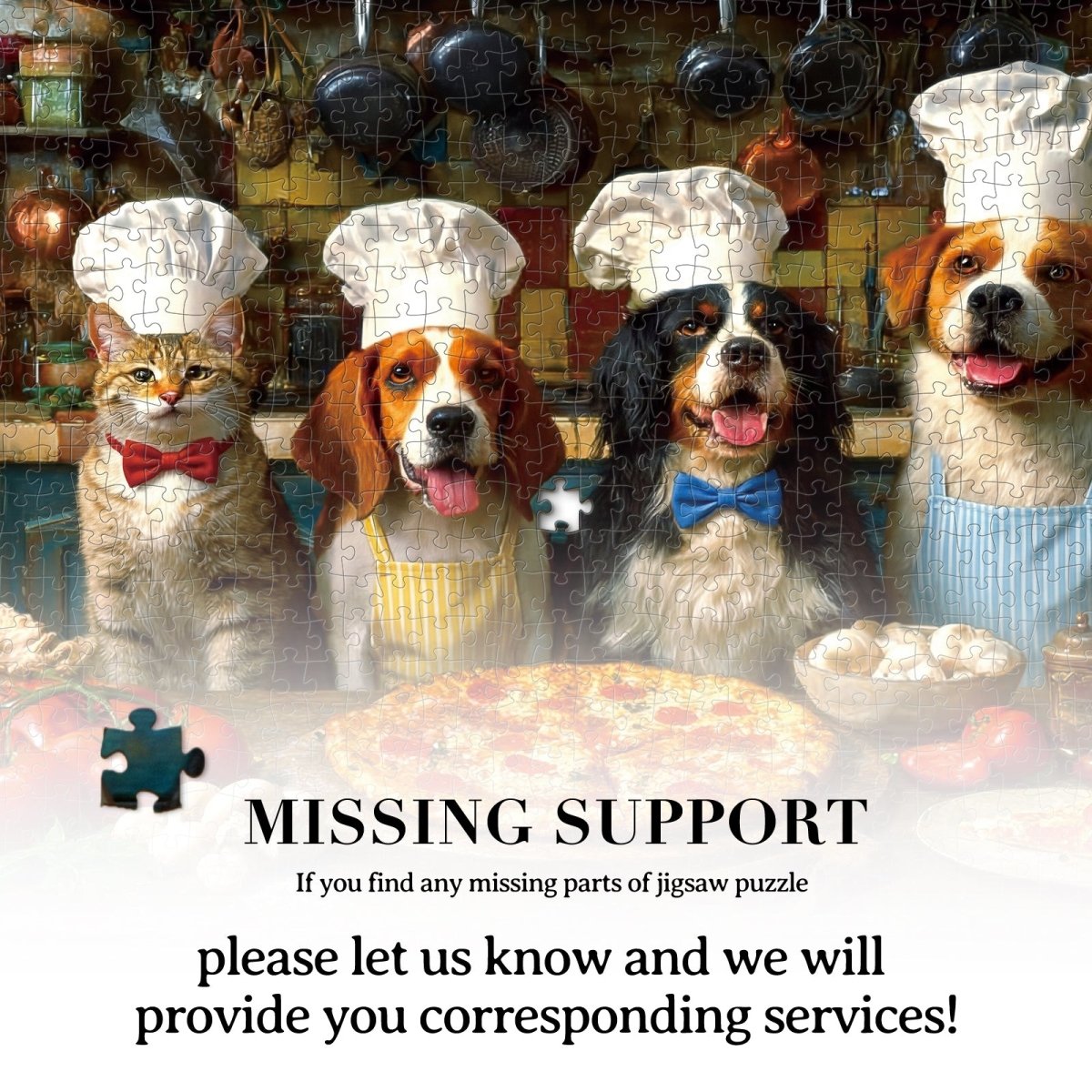 kaayee-cardboard-puzzle-chef-pup-squad-1000-teile-eco image 7
