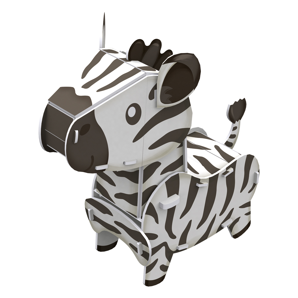 cubic-fun-wild-life-k1501h-zebra-3d-puzzle-tiermodell image 2