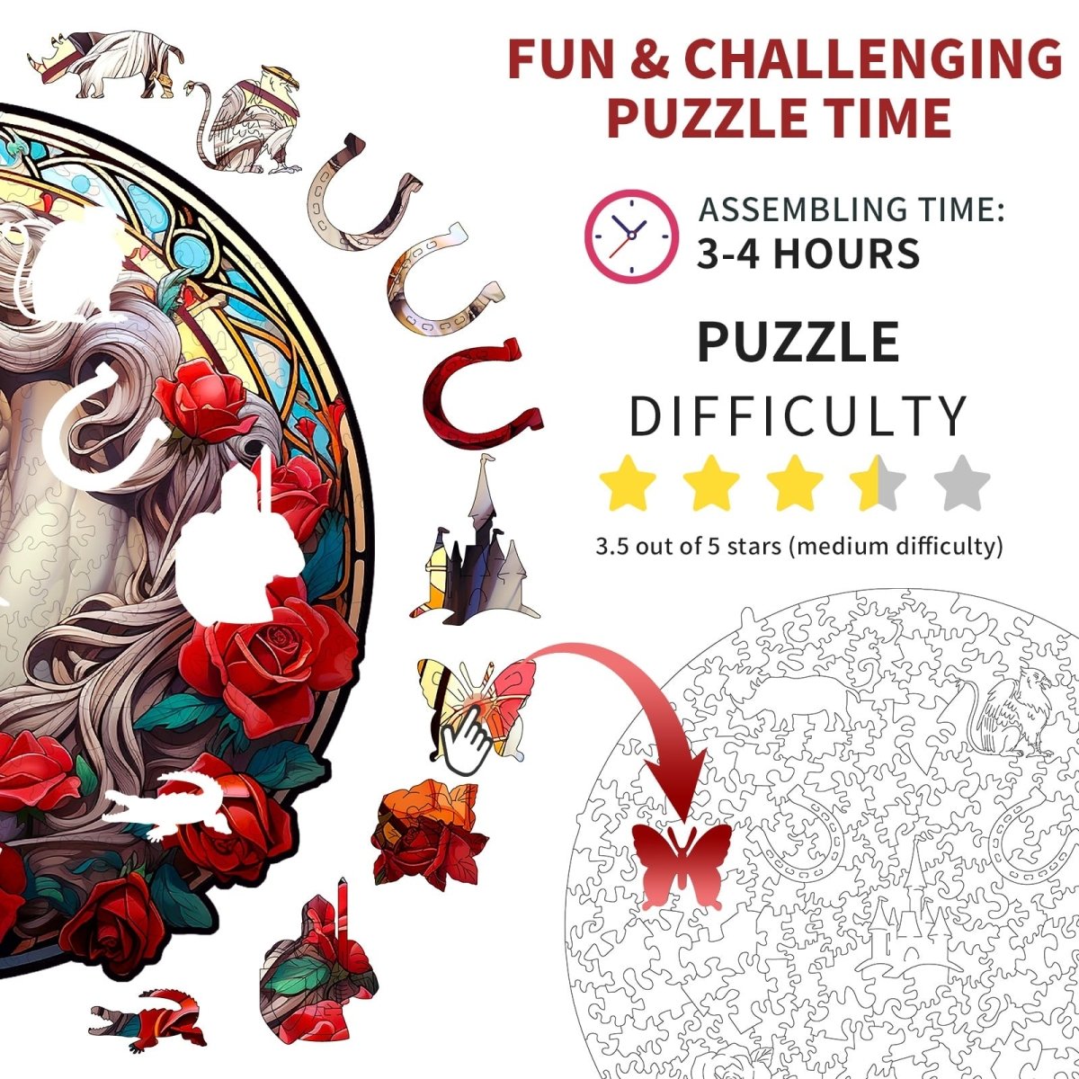 kaayee-wooden-puzzle-shiny-horse-holzpuzzle-medium-pferd image 4