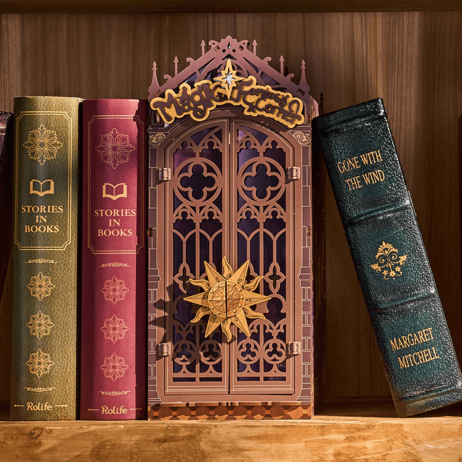 magicholz-book-nook-magicfantasy-regal-deko-mit-licht image 4