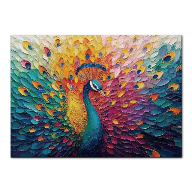 kaayee-cardboard-puzzle-peacock-1000-teile-eco-white-board image 1