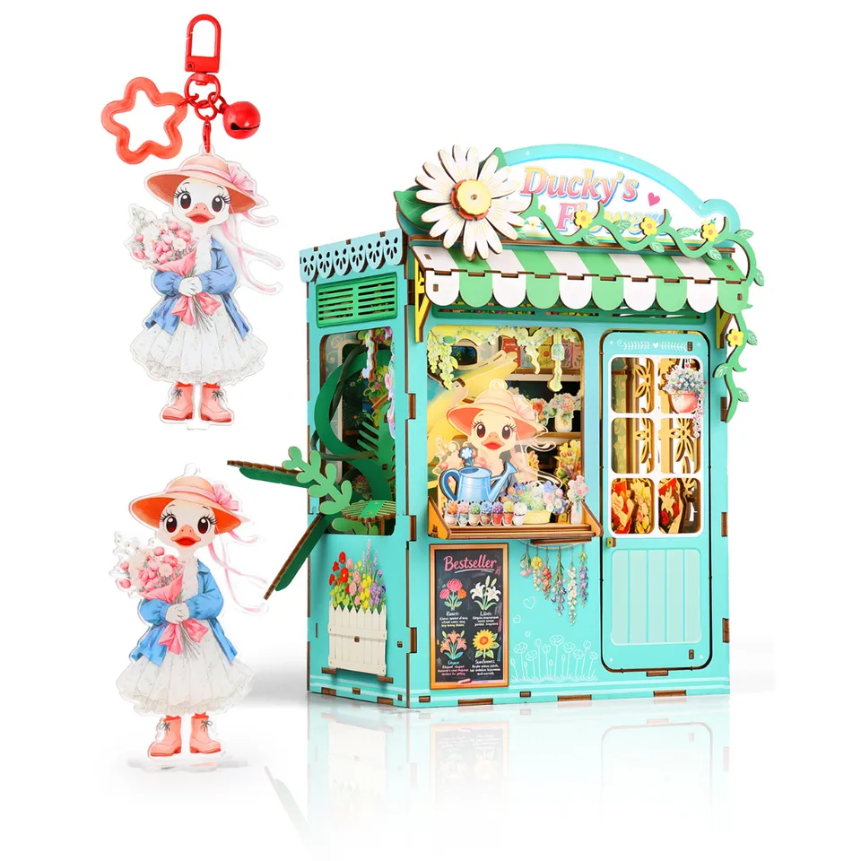kaayee-book-nook-kit-ducky-s-flower-shop-b-cherecke image 1