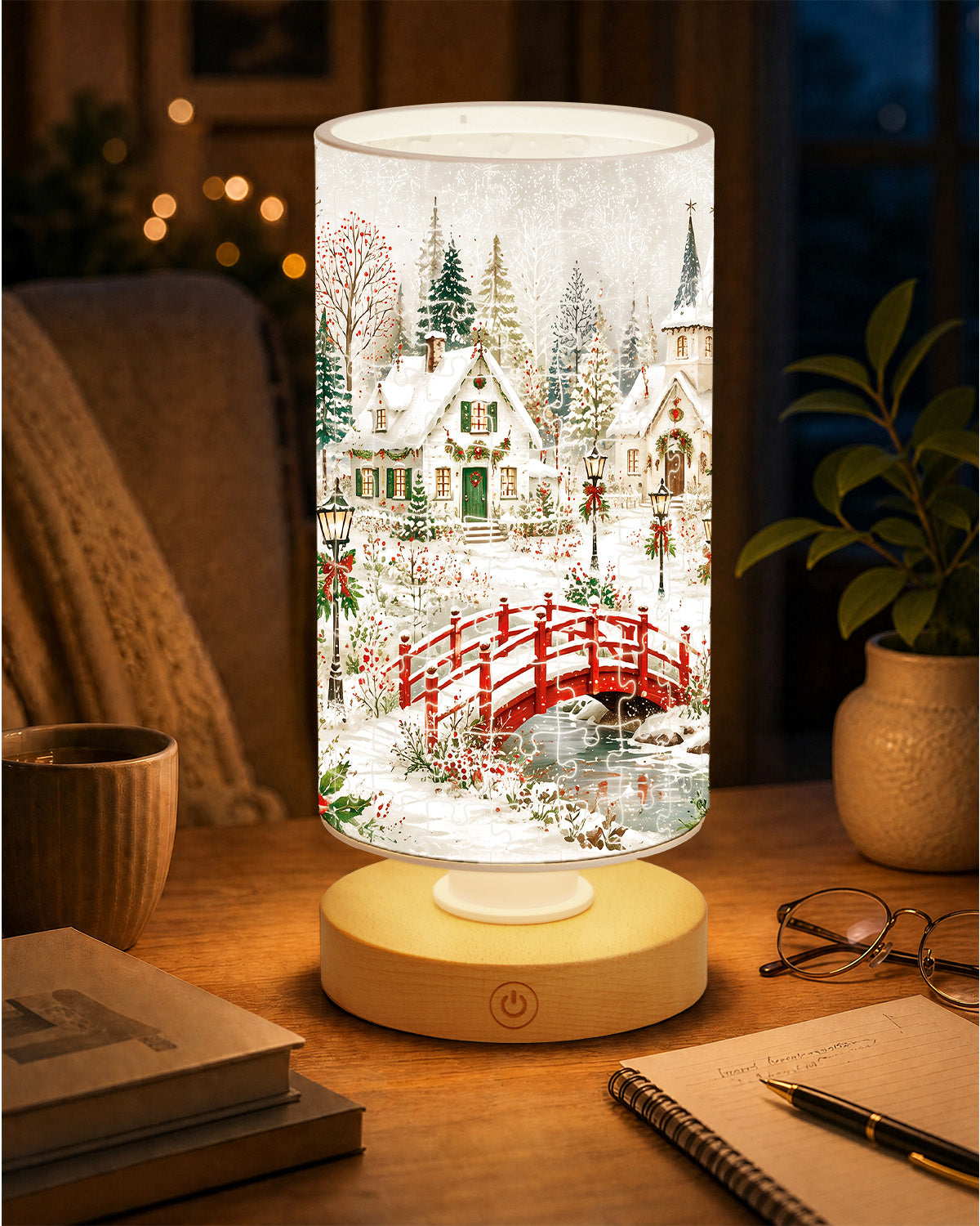kaayee-night-light-christmas-snow-village-nachtlicht-rund image 3