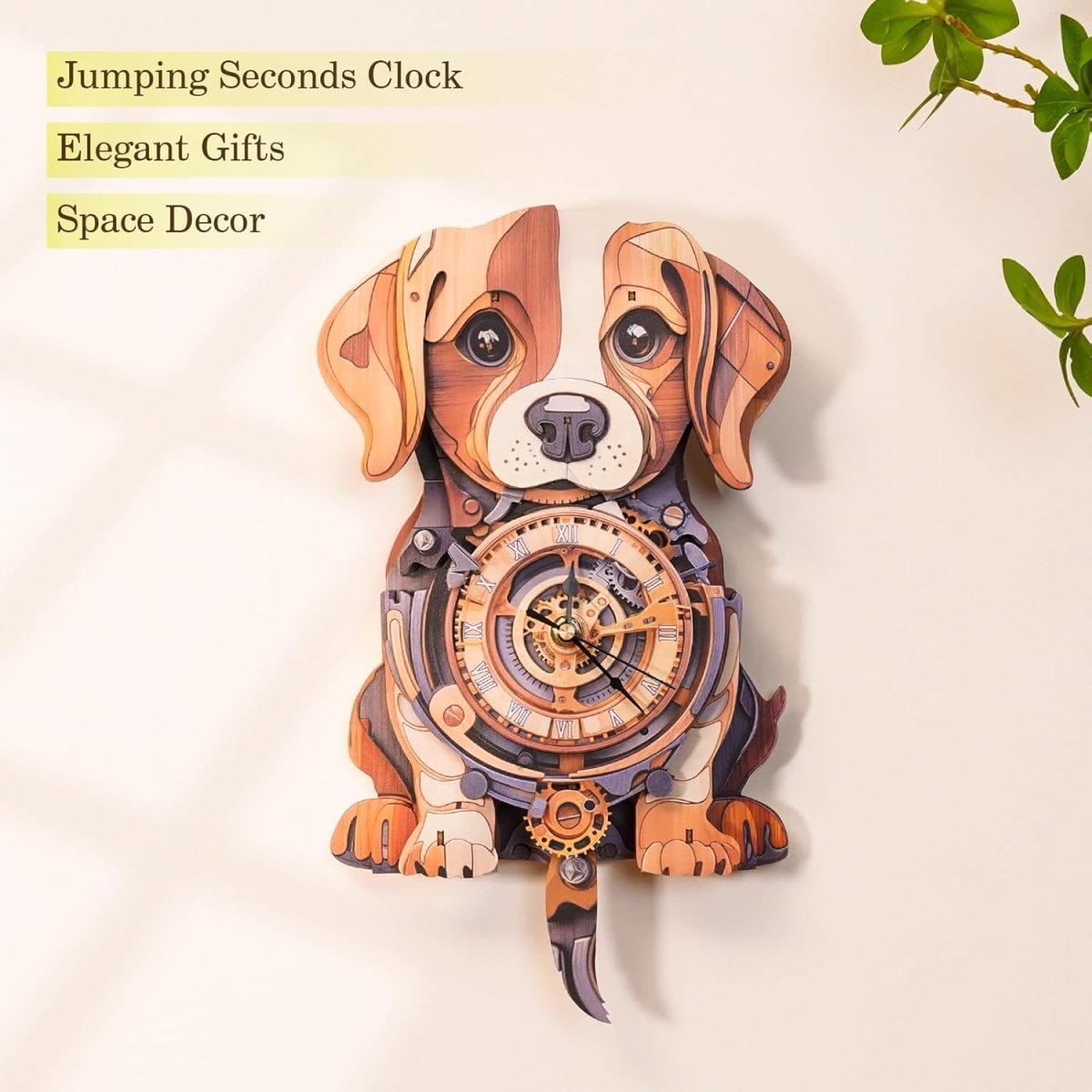 kaayee-clock-kit-beagle-holzuhr-bastelset-hund image 5