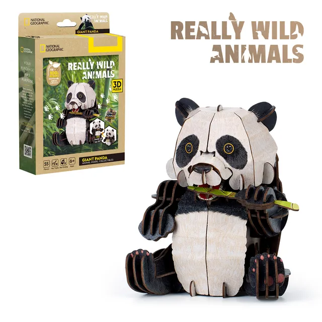 cubicfun-really-wild-ds1181h-riesenpanda-3d-puzzle-tier image 1
