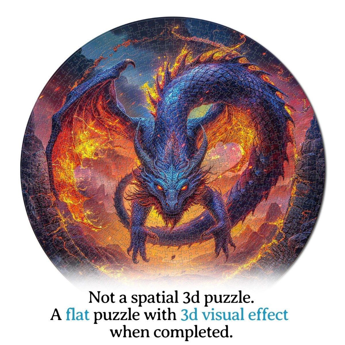kaayee-cardboard-puzzle-abyssfire-dragon-papppuzzle-1000-drache image 5