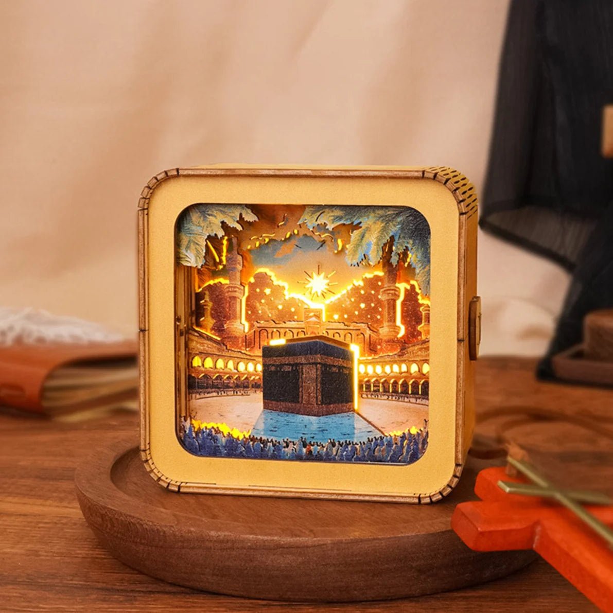 kaayee-night-light-holy-makkah-nachtlicht-kaaba-solo image 2