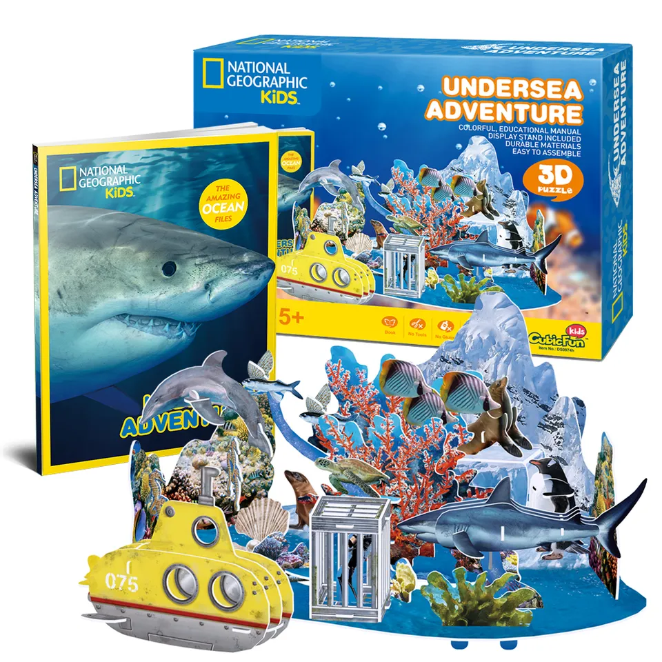 cubic-fun-explorer-ds0974h-undersea-adventure-3d-puzzle image 1