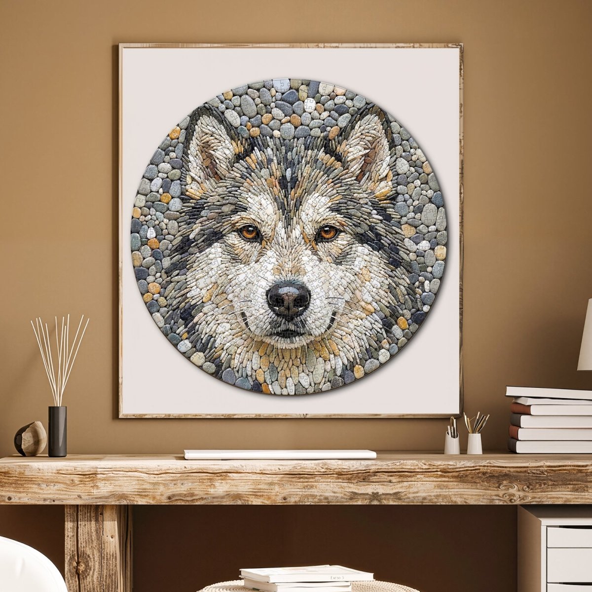 kaayee-stone-wolf-puzzle-1000-teile-eco-white-board image 5