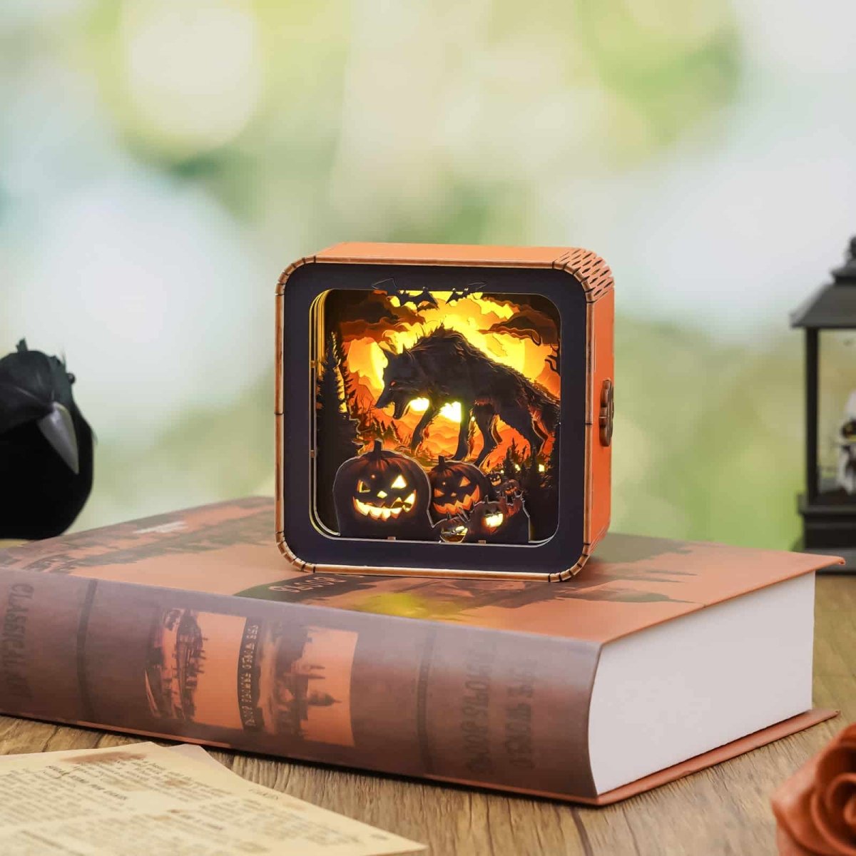 kaayee-night-light-halloween-wolf-nachtlicht-holz-wolf image 2