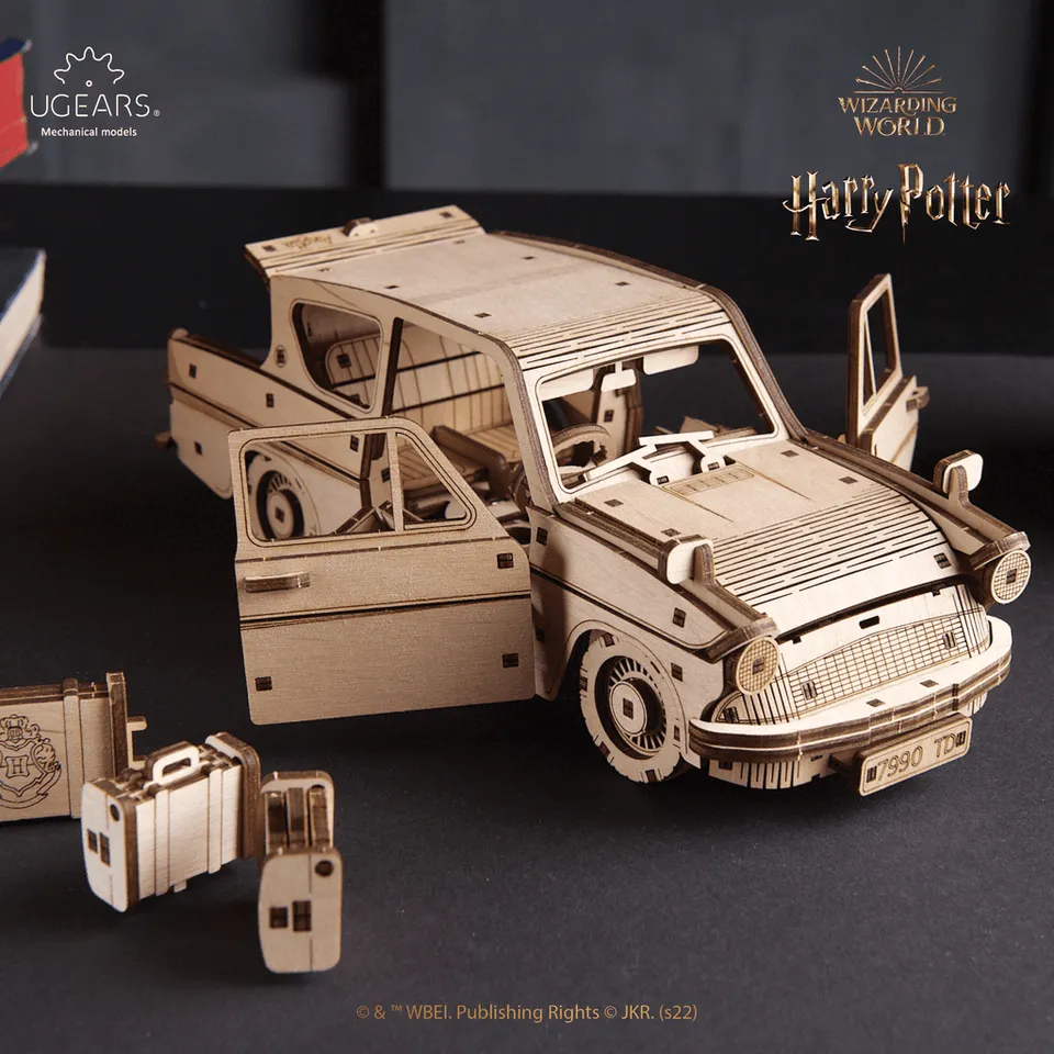 magicholz-3d-puzzle-fliegender-ford-anglia-harry-potter-holz image 1