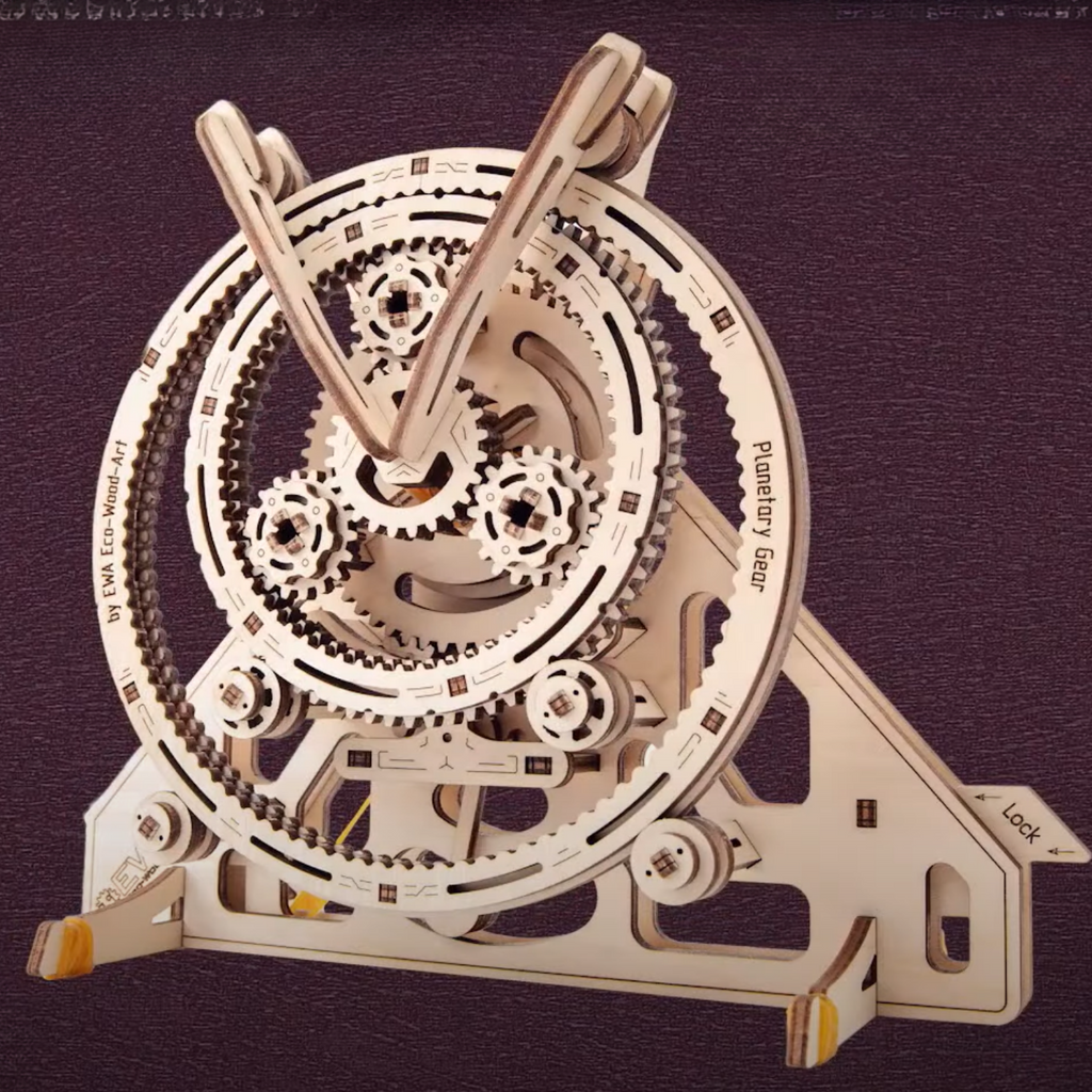 eco-wood-art-planetarisches-getriebe-holzmodell-mechanik-bausatz image 1