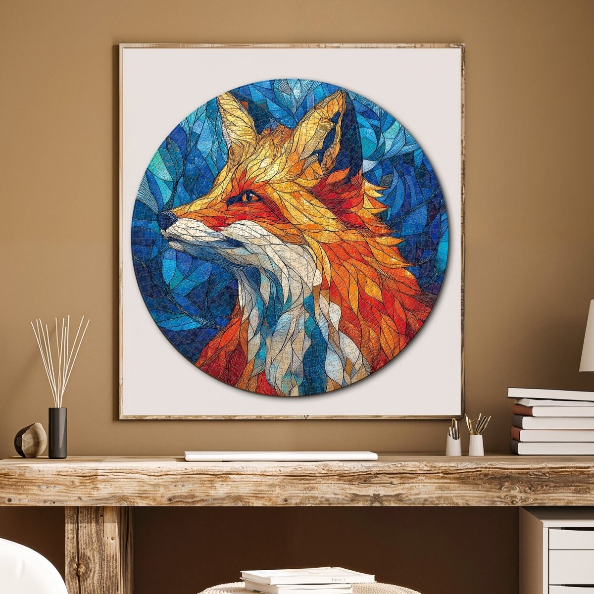 kaayee-sea-glass-red-fox-puzzle-1000-teile-eco-white-board-fuchs image 5