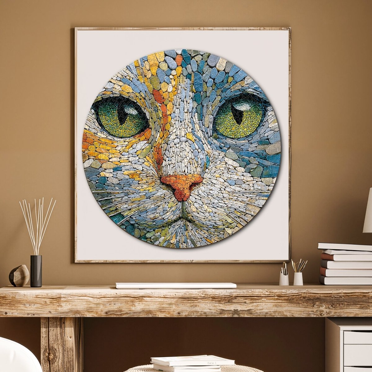 kaayee-emerald-cat-1000-teile-kartonpuzzle-katzenmotiv image 5