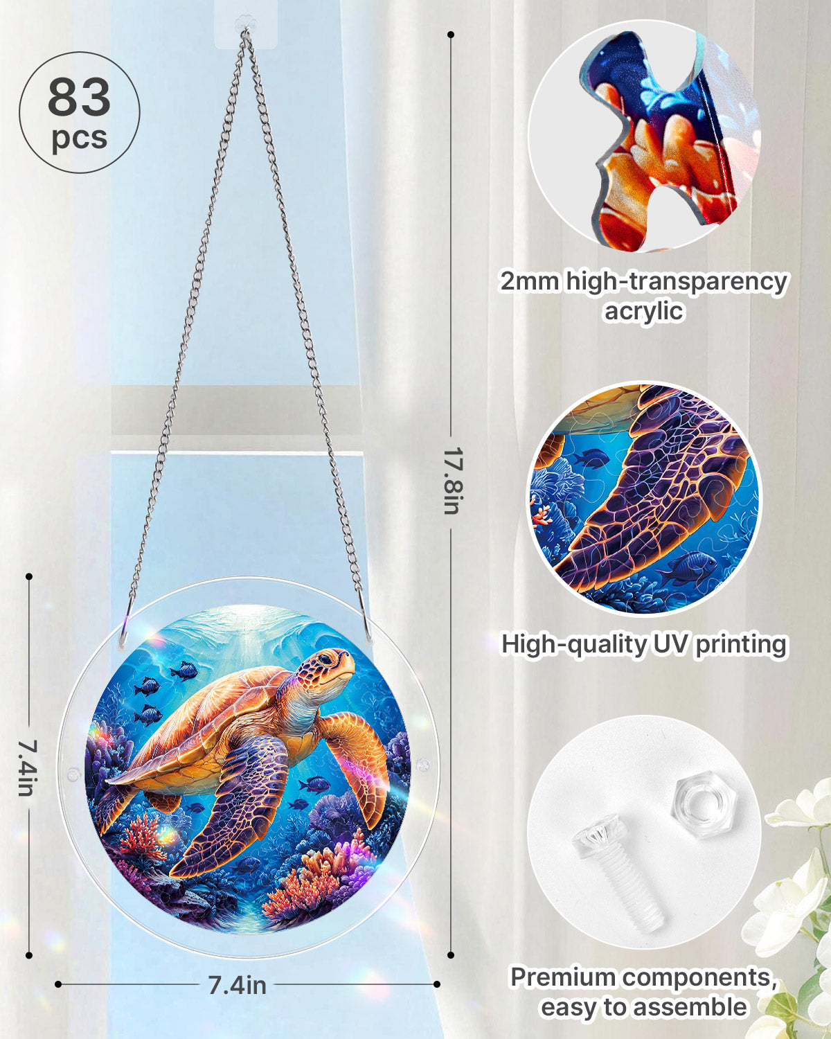 kaayee-suncatcher-puzzle-starsea-turtle-suncatcher-small image 4
