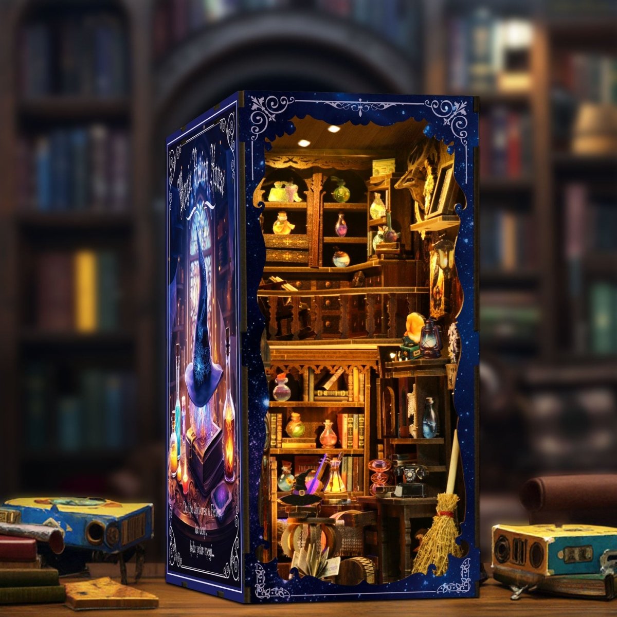 kaayee-book-nook-kit-magic-potion-3d-holzbausatz-fantasy image 6
