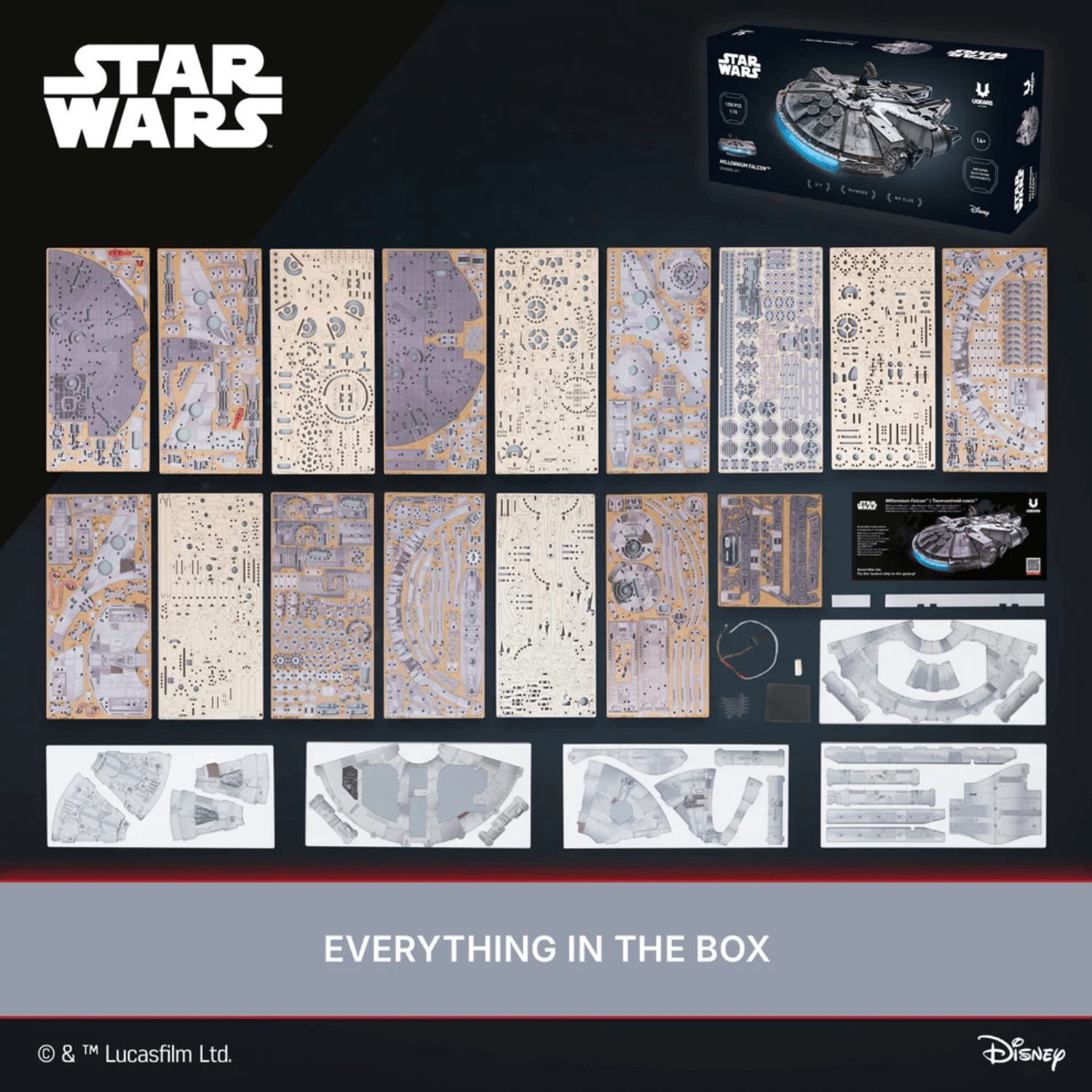 magicholz-millennium-falcon-holzbausatz-star-wars-1235-teile image 7