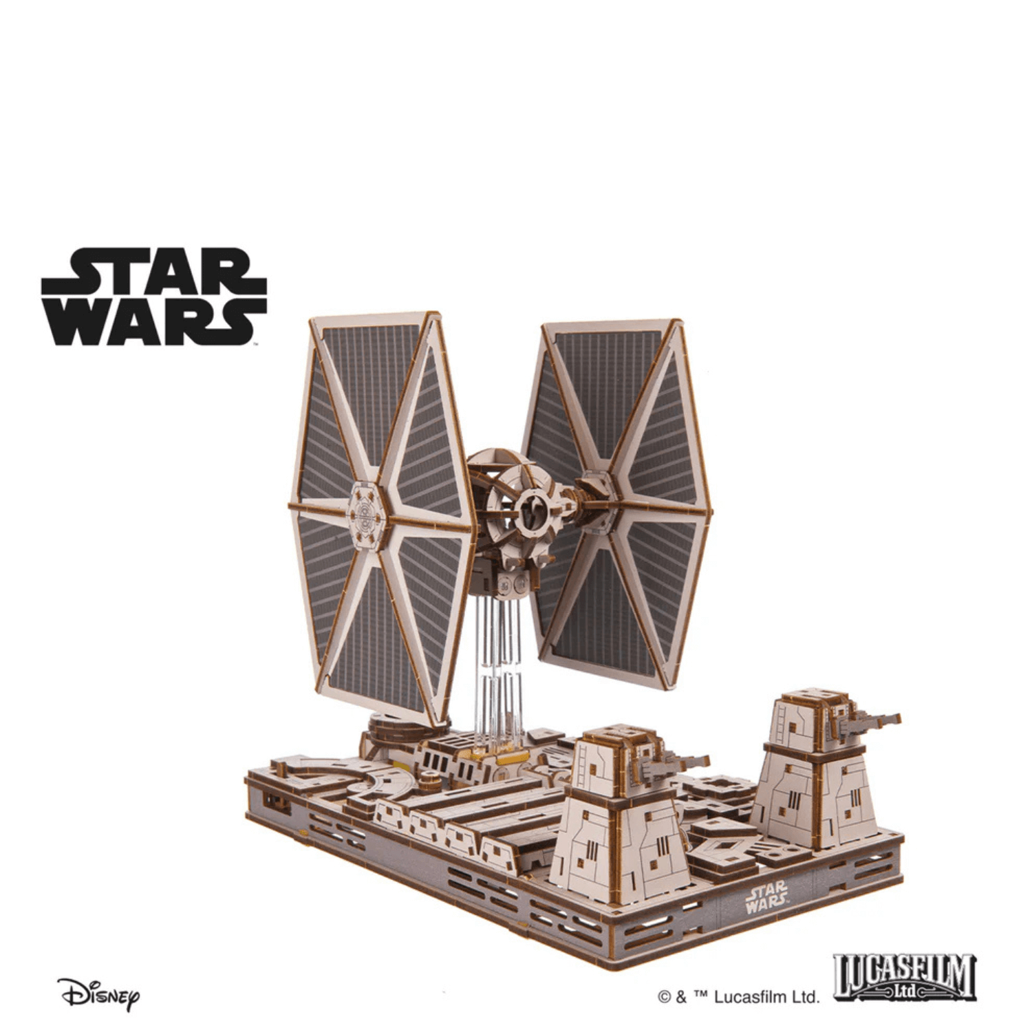 magicholz-mechanischer-bausatz-star-wars-tie-fighter-holzmodell image 4
