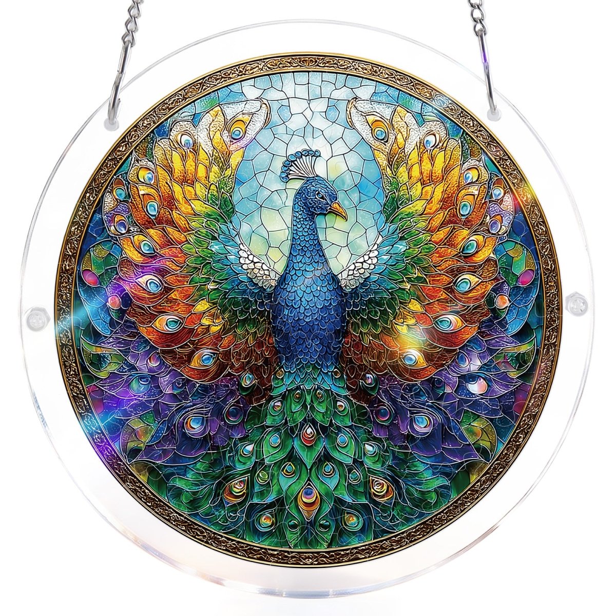 kaayee-suncatcher-puzzle-peacock-of-radiance-acrylpuzzle-large image 5