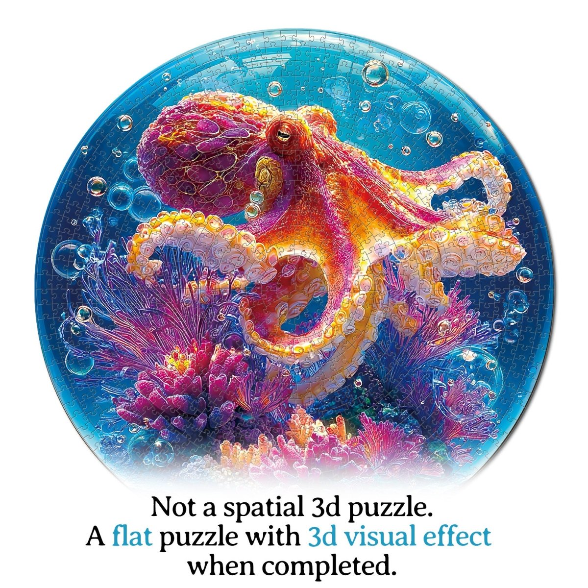 kaayee-cardboard-puzzle-deep-sea-octopus-1000-teile-rund image 7