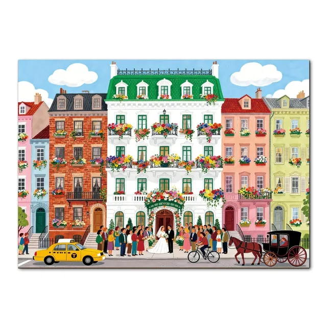 kaayee-bloom-street-wedding-puzzle-1000-teile-eco-white image 1
