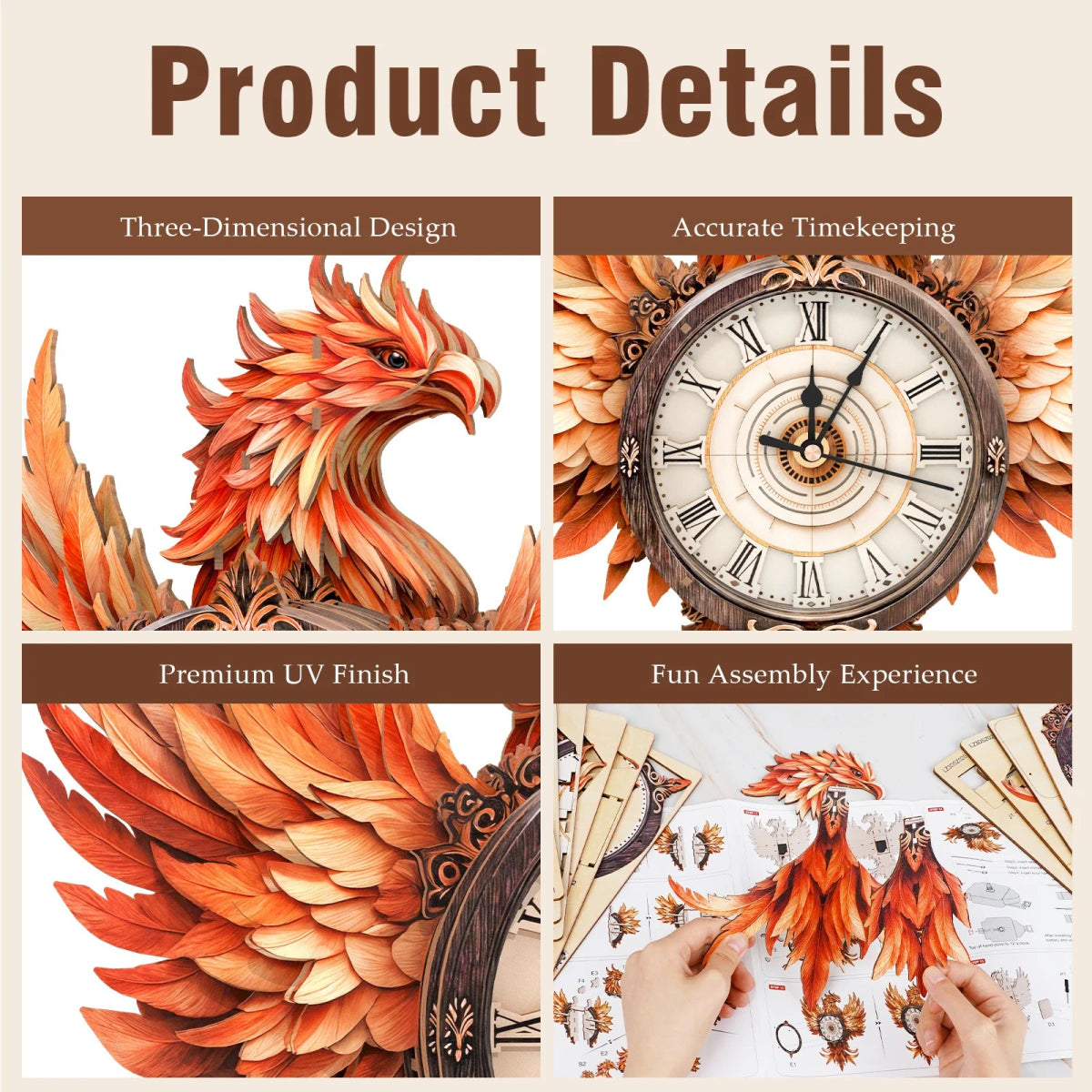 kaayee-clock-kit-flame-phoenix-holzuhr-bausatz-ph-nix image 4