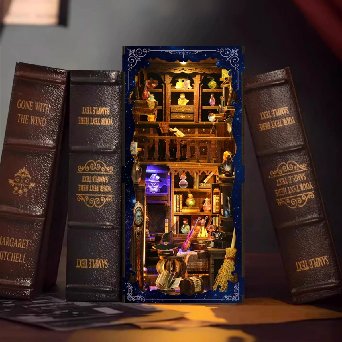 kaayee-book-nook-kit-magic-potion-3d-holzbausatz-fantasy image 5