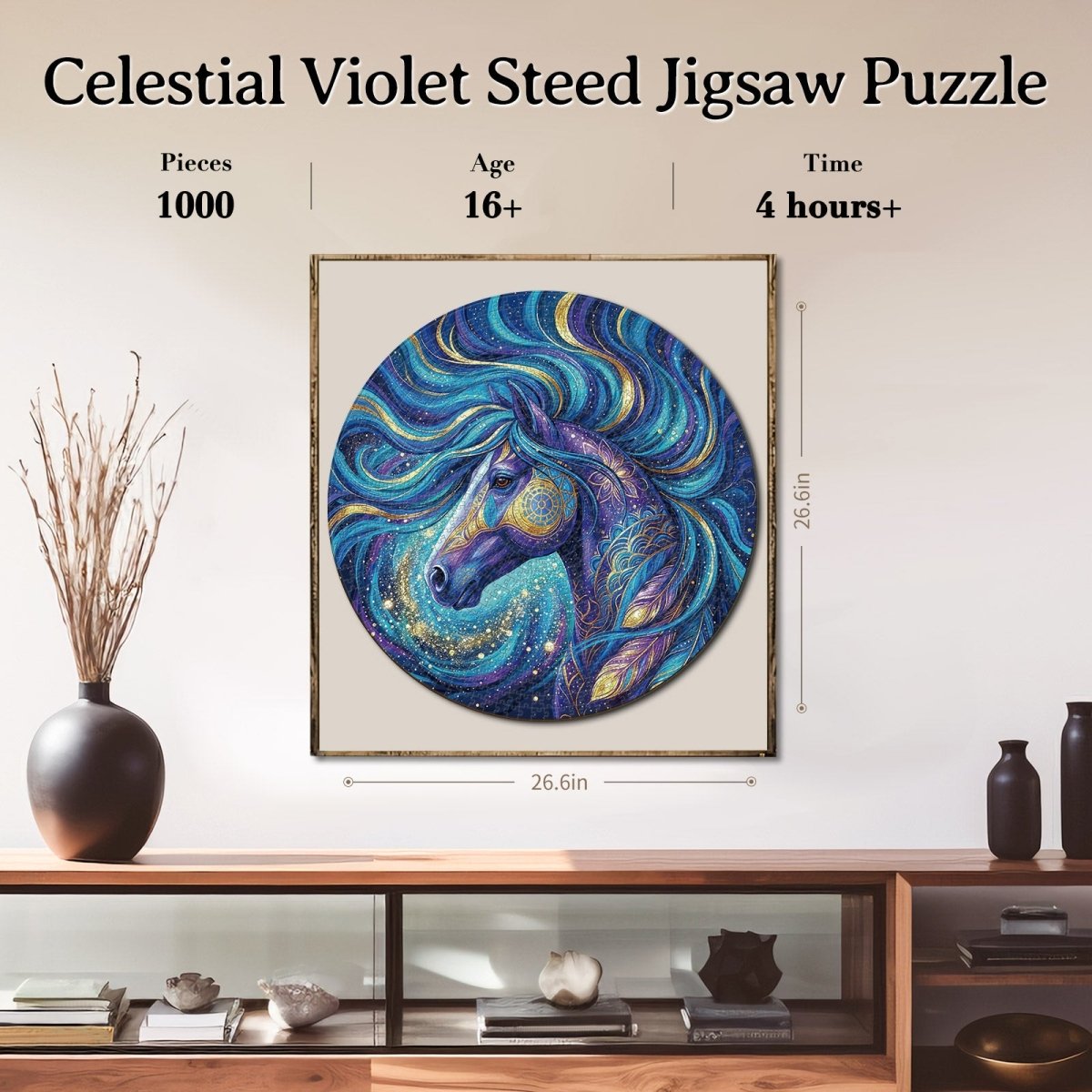 kaayee-celestial-violet-steed-puzzle-1000-teile-eco-white-board image 6