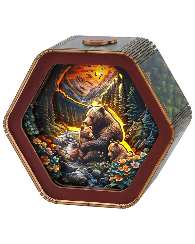 kaayee-night-light-bear-hug-holz-nachtlicht-b-ren-3d-puzzle image 1