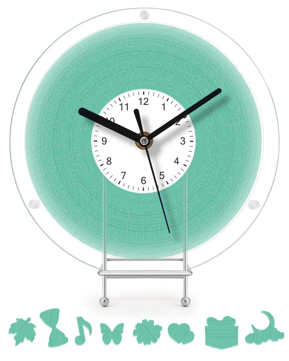 kaayee-clock-kit-fresh-green-puzzle-uhr-regular-size image 1