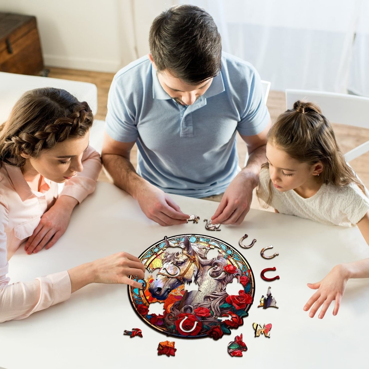 kaayee-wooden-puzzle-shiny-horse-holzpuzzle-medium-pferd image 6