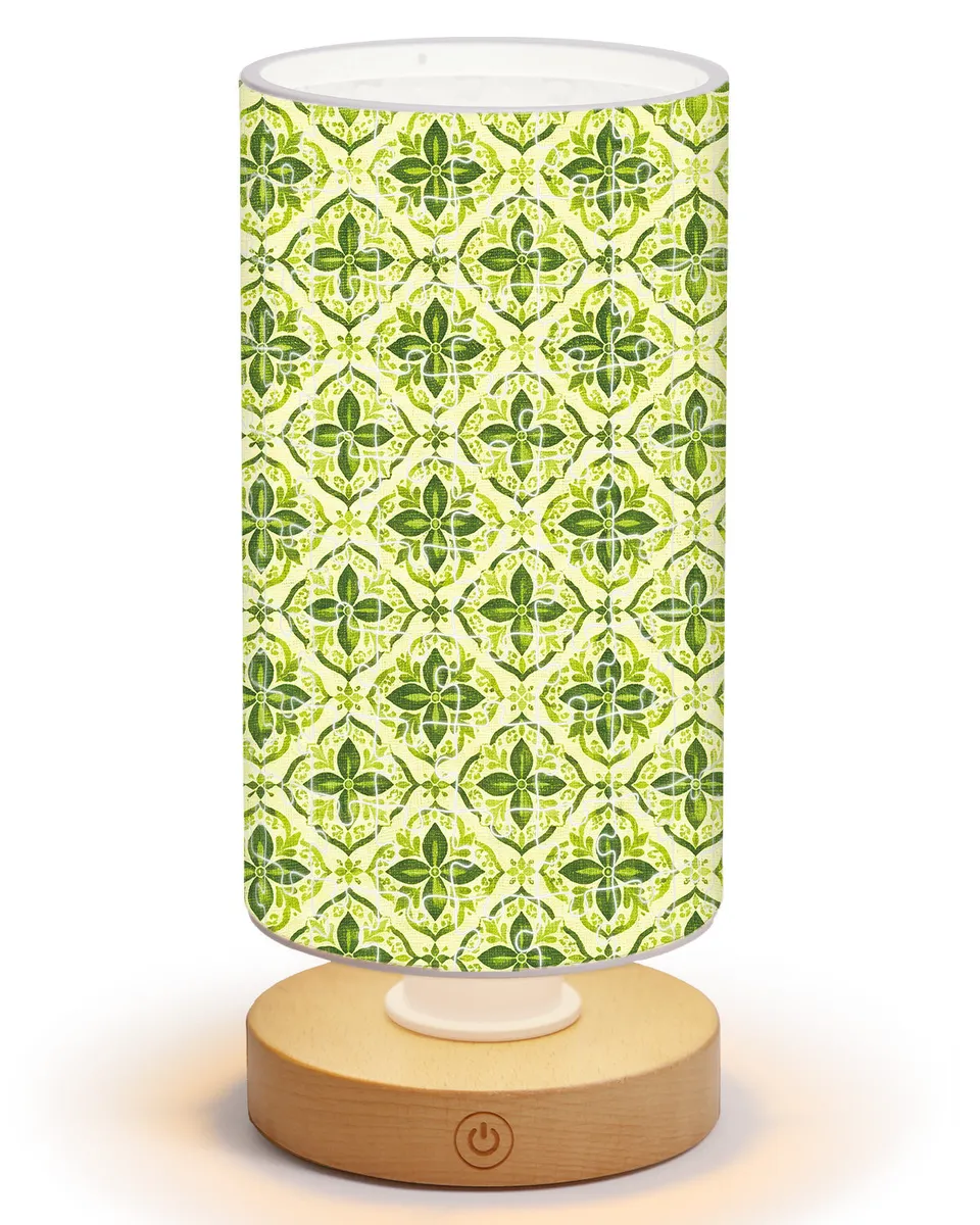 kaayee-verdant-botanical-tiles-acryl-puzzle-nachtlicht-rund image 1