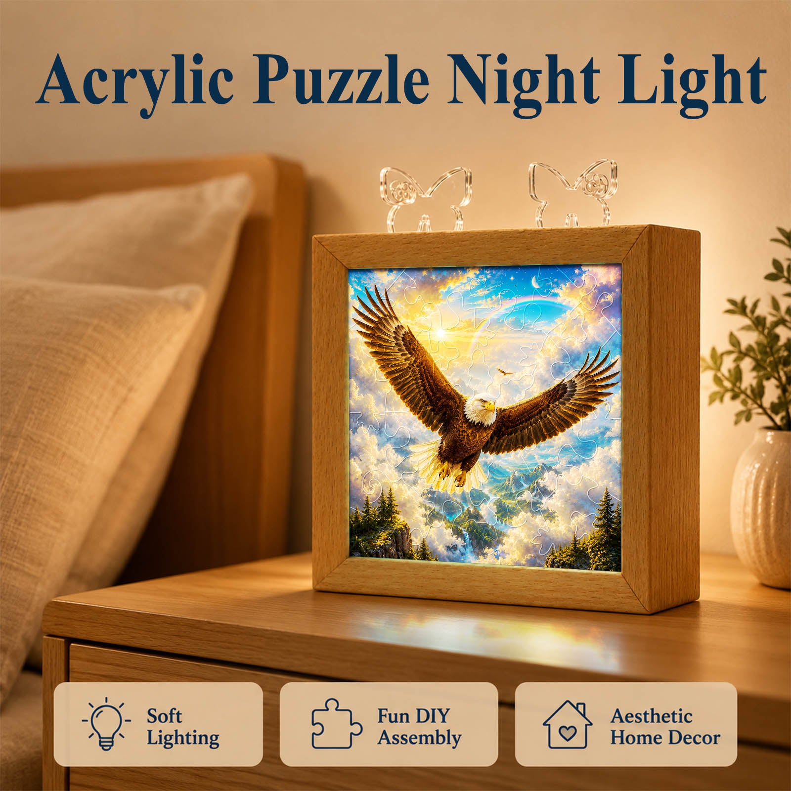 kaayee-night-light-soaring-eagle-acryl-puzzle-holzrahmen image 6